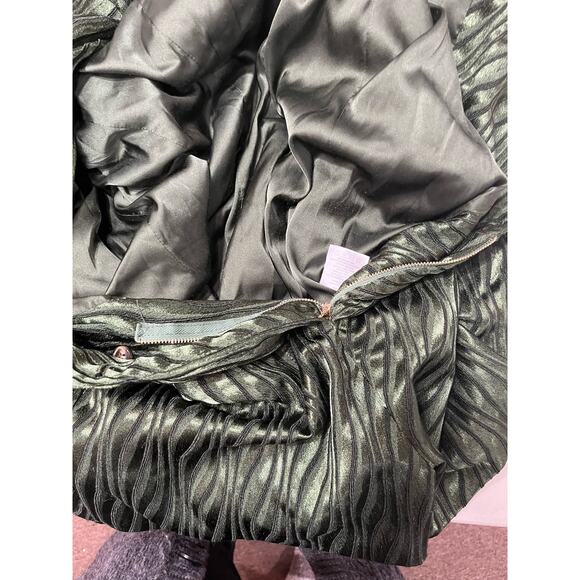 Retrofête‎ Jana Green Zebra Jana Plunging Double Breasted Blazer Sexy Romper Med - Picture 8 of 14